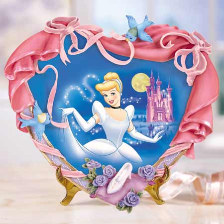 Disney 'Celebrating Cinderella' Music Box Handcrafted in Heirloom Porcelain  with 22-carat gold, faux gems…
